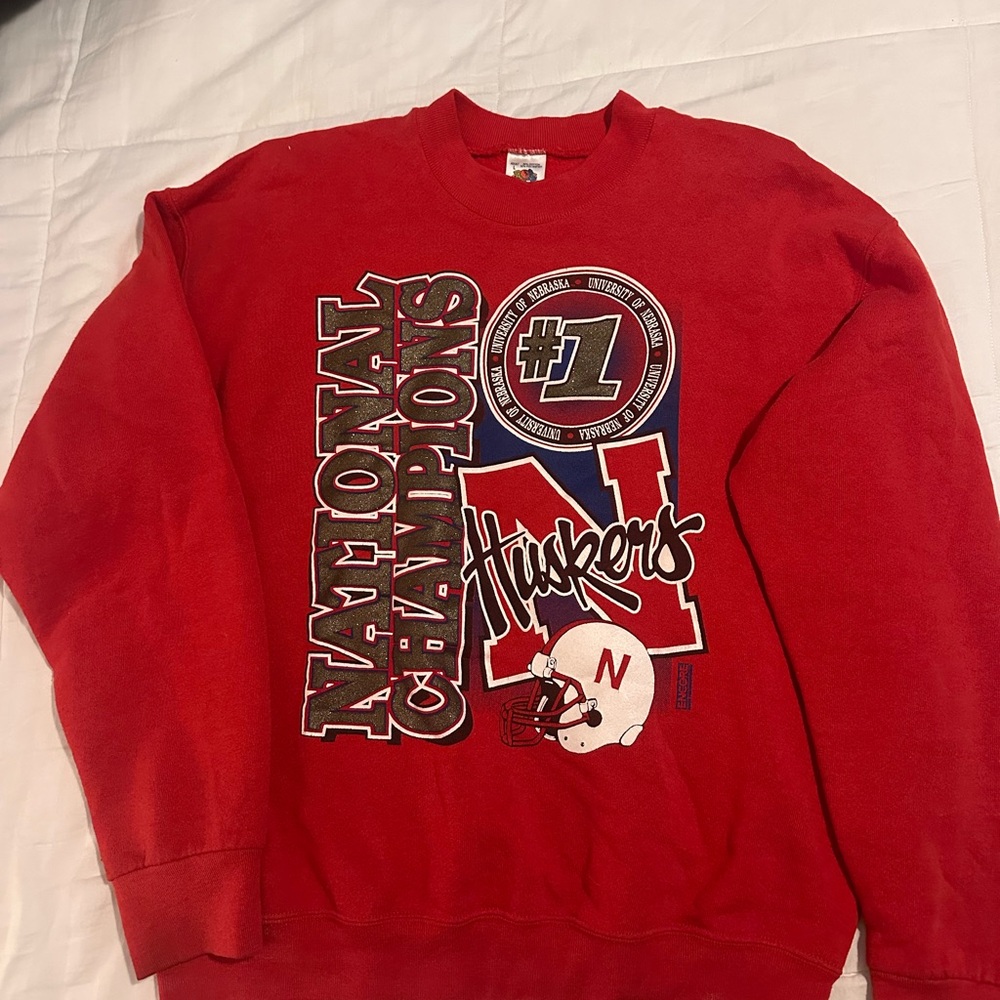 Vintage Nebraska National Champions Sweatshirt